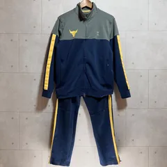 UNDER ARMOUR アンダーアーマー セットアップ プロジェクトロック トラックジャケット ジャージ トップス トラックパンツ ジャージパンツ ボトムス 上下セット M ネイビー グレー メンズ トレーニング スポーツ ランニング SG328-18