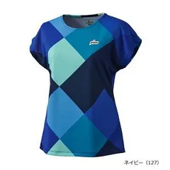 【新品】prince（プリンス） ゲームシャツ 吸水速乾・UPF50＋ ＦＤピンメッシュ 素材 半袖ウェア レディース・ウィメンズ テニス　ネイビー　WS5061-127