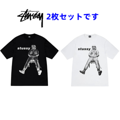 STUSSY ステューシー アストロノートロゴ Tシャツ 2025夏新作 半袖 男女兼用 メンズ レディース ユニセックス ストリート 新品 正規品