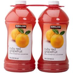 カークランド グレープ フルーツ ジュース 2.84L X 2本