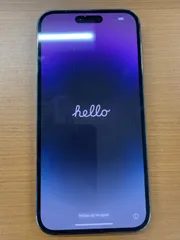 動作確認済 iPhone 14 Pro Max ディープパープル 128GB ID 2935