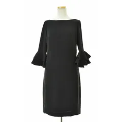 【LAURENRALPHLAUREN】フリルスリーブ ドレス七分袖ワンピース