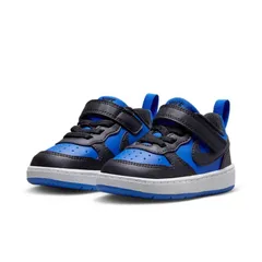 ナイキ キッズ ベビー シューズ スニーカー 12-16cm 子供靴 NIKE コートボロー LOW リクラフト TD  子ども  ブルー/ブラック ベビースニーカー nike COURT BOROUGH LOW RECRAFT TD /HM6300-480