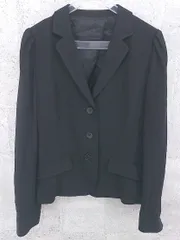 ◇ L'EQUIPE YOSHIE INABA レキップヨシエイナバ シングル 3B 長袖 テーラード ジャケット 40 ブラック *  【1002799894777】のサムネイル