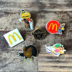 マクドナルド ピンズ AJCC 2022 7種類セット マクドナルド ピンズ AJCC