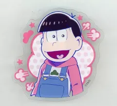 【中古】バッジ・ピンズ(キャラクター) おそ松 「おそ松さん×THEキャラSHOP アクリルバッジ オーバーオール松ver.」