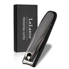 【Poco'ce掲載】 LeLante 爪切り 高級 シリーズ史上最高の切れ味【サクッと切れるクセになる切れ心地】つめきり ガンメタプレミアムブラック