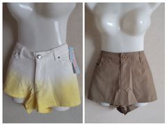 水着 レディース カバーアップパンツ ハーフパンツ ハーフスカート 新品