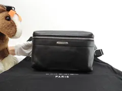 サンローラン ボディバッグ シティ レザー黒 斜め掛けショルダーバッグ 美品@ 3