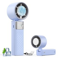 即納：【Amazon.co.jp限定】ハンディファン ハンディ扇風機 携帯扇風機 冷却プレート搭載 Sinessy 手持ち扇風機 冷感 199段階風力調節 長時間稼働 クーラー機能 ミニ 小型 ミニファン 熱中症対策 USB充電式 小型 卓上 ストラップ付 1