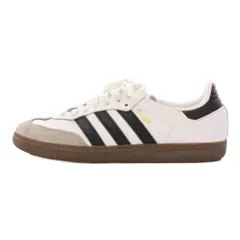 アディダスオリジナルス adidas originals Samba OG サンバ OG ローカットスニーカー シューズ 3ライン ロゴ レザー スエード US5.5 23.5cm 白 ホワイト B75806 /BB