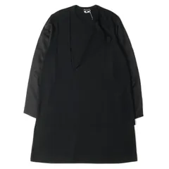 COMME des GARCONS コムデギャルソン ニット キュプラ スリーブ 切替 レイヤード ロング ウール ニットセーター トップス ニットソー ワンピース HOMME PLUS 22AW ブラック 黒 L 日本製 ブランド【メンズ】のサムネイル
