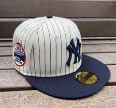 USA限定 Newera 59FIFTY ニューヨーク ヤンキース NY Yankees 50th記念 ピンストライプ (19-19)