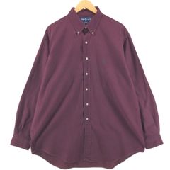 古着 ラルフローレン Ralph Lauren BLAKE 長袖 ボタンダウン コーデュロイシャツ メンズXL相当/eaa544349