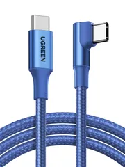 【人気商品】UGREEN L字 USB Cケーブル L型【PD 100W/5A急速充電 3M】ナイロン編み usb-c タイプc ケーブル MacBook/iPad/Chromebook/Pixel/Oneplus/Switch/ドローン/iPhone 15等のサムネイル