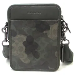 【新品 未使用】コーチ バッグ メンズ COACH アウトレット シグネチャー カモ プリント 迷彩 サリバン クロスボディ ショルダーバッグ CW334 QBSB3