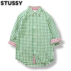 STUSSY - STUSSY ステューシー Heavy Wool Plaid Shirt JACKET