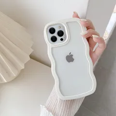 QLTYPRI iPhone 11 Pro Maxケース クリア TPUカバー おしゃれ 韓国 可愛い 透明 薄型 軽量 耐衝撃 スマホケース ワイヤレス充電対応 ストラップホール付き アイフォン 11 Pro Max ケース 6.5インチ 対応 - ホワ 1