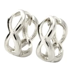 【シルバー×ピアス】[Cream dot. クリームドット公式] ピアス レディース 金属アレルギー ニッケルフリー フープ キャッチレス 小さめ 極小 ミニマム クロス 上品 エレガント シンプル