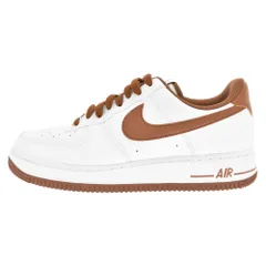 NIKE (ナイキ) Air Force 1 07 Low White/Pecan DH7561-100 エアフォース1 07 ローカットスニーカーシューズ US8.5/26.5cm ホワイト/ブラウンのサムネイル