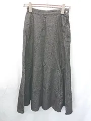 ◇ Θ ROPE PICNIC ロペピクニック デニム調 ロング丈 マーメイド スカート サイズ36 ブラック レディース E  【1503040005350】