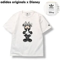 【コラボ】 アディダス オリジナルス adidas originals x ディズニー Disney ミニーマウス 忍者 プリント 半袖 Tシャツ S ホワイト メンズ