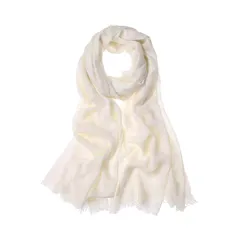 ストール レディース 大判 薄手 春夏 UVカット 春用 夏用 UPF50+ (アイボリー)