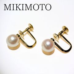 人気🌟MIKIMOTO ミキモト K14 パール7.8mm イヤリング ジュエリー Y