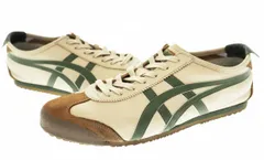 オニツカタイガー Onitsuka Tiger MEXICO 66 メキシコ 66 ローカット スニーカー 1183C102-250 27.5 カーキ グリーン ブランド古着ベクトル 中古▲■250517