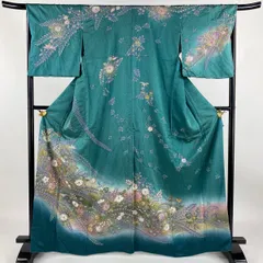 みゆ◯◯様　⭐️深ボルドー　辻ヶ花　裄70cm 訪問着　美品 ¥ 付下げ 身丈159.5cm 裄丈65.5cm M 袷 翠山工房 やまと 落款あり