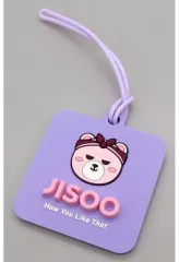 【中古】キーホルダー ジス KRUNK X BLACKPINKラバータグ(How You Like That) 「CD THE ALBUM -JP Ver.-」 リリース記念グッズ