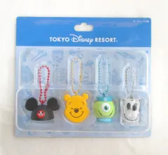 東京ディズニーリゾート クリップ4個 キーチェーン4個（イヤーハット・プーさん・マイク・ミッキーマグ）