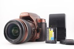 ★良品★《ショット数2,635回 》ソニー SONY α330 ブロンズ ボディ /  DT 18-55mm F3.5-5.6  SAM SAL1855 レンズセット★　Ｊ8001＃69