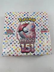 151 未開封　シュリンク付き　最安値 楽天市場】ポケモンカード151 box シュリンクの通販