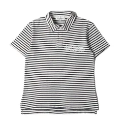 COMME des GARCONS コムデギャルソン ポロシャツ サイズ:M 11SS 10 CORSOCOMO ナンバリング ロゴ ボーダー コットンニット 半袖ポロシャツ ホワイト ブラック 白黒 日本製 トップス【メンズ】のサムネイル