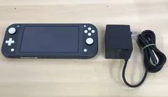 【大清水36-18-0416】②Nintendo SWITCH Lite グレー 本体 ACアダプター スイッチライト