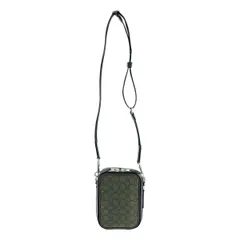 【美品】  COACH / コーチ | CH097 / スタントン クロスボディ・シグネチャー ジャカード ショルダーバッグ / ユニセックス | カーキ系 | メンズ