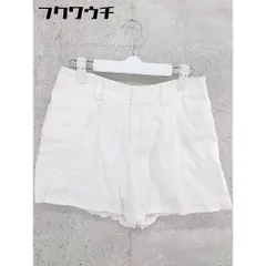 ◇ Spick and Span スピックアンドスパン リネン100% ショート パンツ サイズ36 ホワイト レディース 【中古】 【1002801598891】