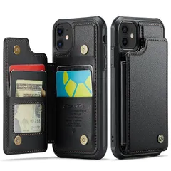 【JDDLang】 iPhone12 ケース カード収納 iPhone12Pro ケース 背面ケース手帳型 12手帳 iphone12Pro case 高級 PU革 スタンド機能 耐衝撃 滑り防止 携帯カバー アイフォン 12ケース 全面保護 手触りが良い 0