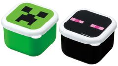 【在庫処分】おかず入れ 130ml 保存容器 2個組 シール容器 マインクラフト ミニ Minecraft スケーター(Skater) MO1WAG-A