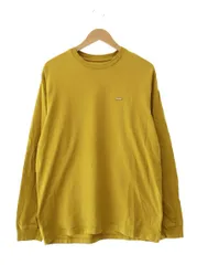 シュプリーム SUPREME Small Box L/S Tee スモール ボックス ロゴ 刺繍 ロングスリーブ 長袖 Tシャツ ロンT S マスタード ブランド古着ベクトル 中古☆AA★250419