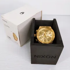 ✨稼働品✨ NIXON クロノグラフ ゴールド ガンメタル THE51-30 ニクソン 51-30 クロノグラフ ガンメタ系 稼動品 中古品 - メルカリ