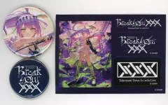 【中古】グッズセット 常闇トワ 缶バッジ＆ステッカーセット 「バーチャルYouTuber ホロライブ 常闇トワ 1stソロライブ 『Break your ×××』」