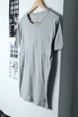 （ M ） ポロ Ralph Lauren(ラルフローレン) 半袖 Tシャツ グレー ポニー 限定版- 13403