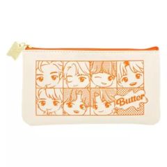 [중고] 문방구 기타 BTS(방탄소년단) 펜 파우치(Butter) 화이트 [TinyTAN]