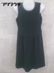◇ Harriss ハリス ウール100％ ノースリーブ 膝下丈 ワンピース サイズ36 ブラック レディース 【中古】 【1002801414665】のサムネイル