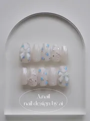 Ribbon Garden - Floral Blue