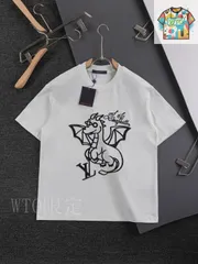 【今日WTO】Louis Vuitton 25SS ?天恐竜刺繍 T-shirt-SW84