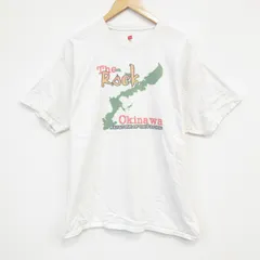 XL/古着 ヘインズ 半袖 Tシャツ メンズ 沖縄 コットン クルーネック 生成り 25sep08 中古