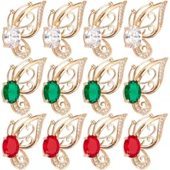 【特価セール】基礎パーツ アクセサリー ジュエリー作り チャームパーツ マカロン 合金ペンダント メタルパーツ レディース キーホルダー ウィング 羽根 ガラス デコキット 羽 蝶型 ピアス 蝶の羽 クラフト手芸 胡蝶 ペンダント つばさ バタフライ 手作りハ